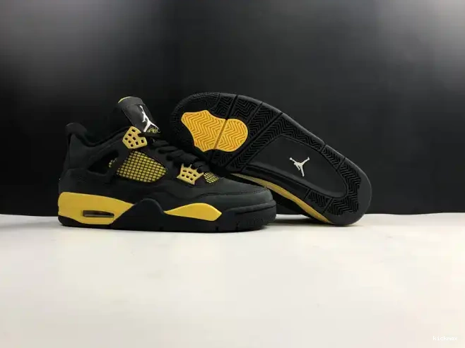 Cheap 4 Jordan Thunder Air Retro 308497-008 0613